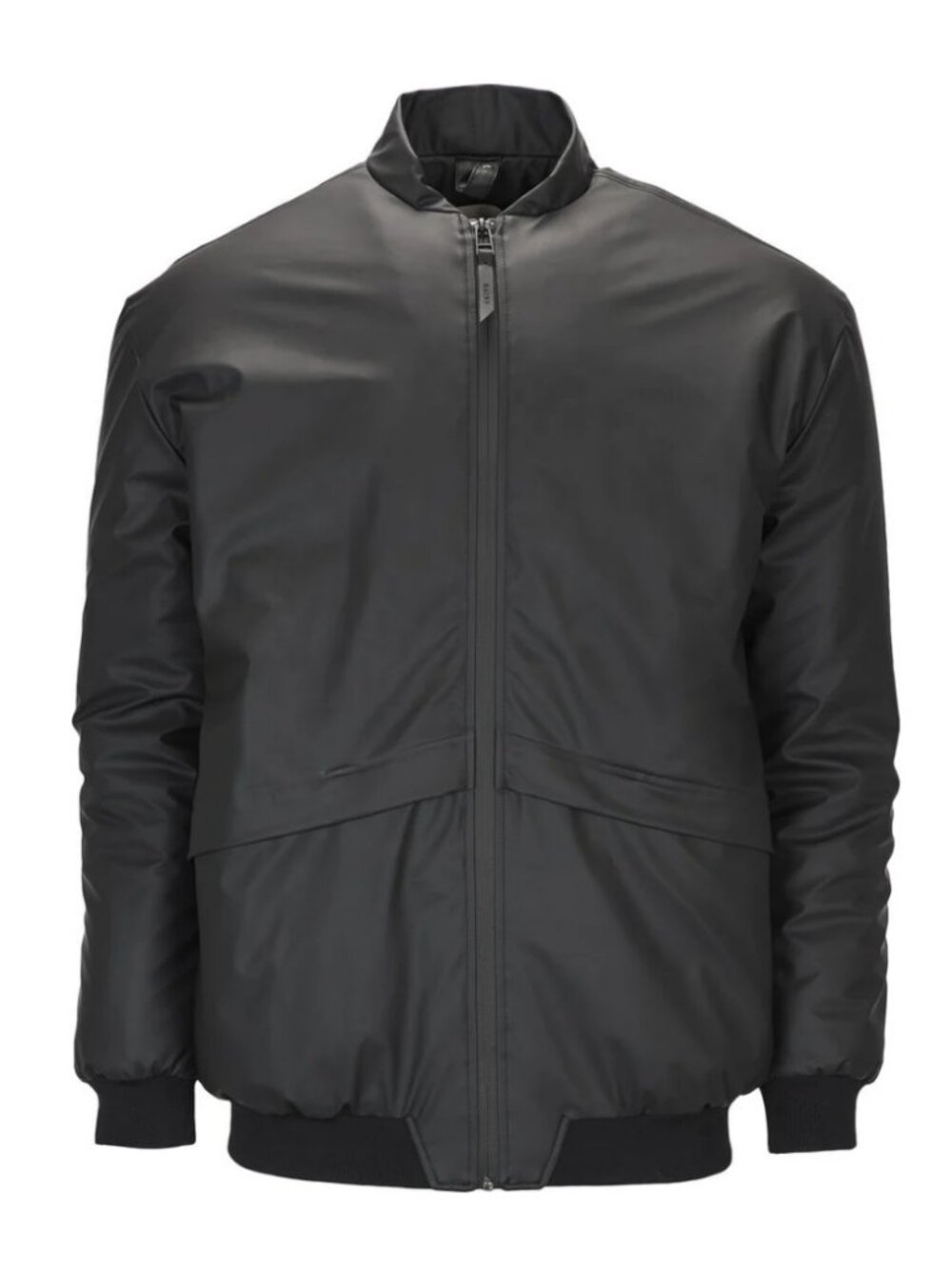 Rains Waterproof B15 Bomber Jacket, Black, Size XS